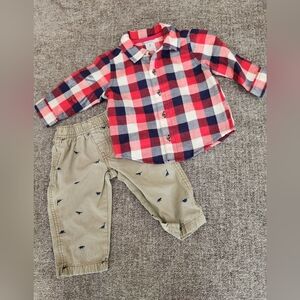 Baby Boy Outfit, Size 6 Months